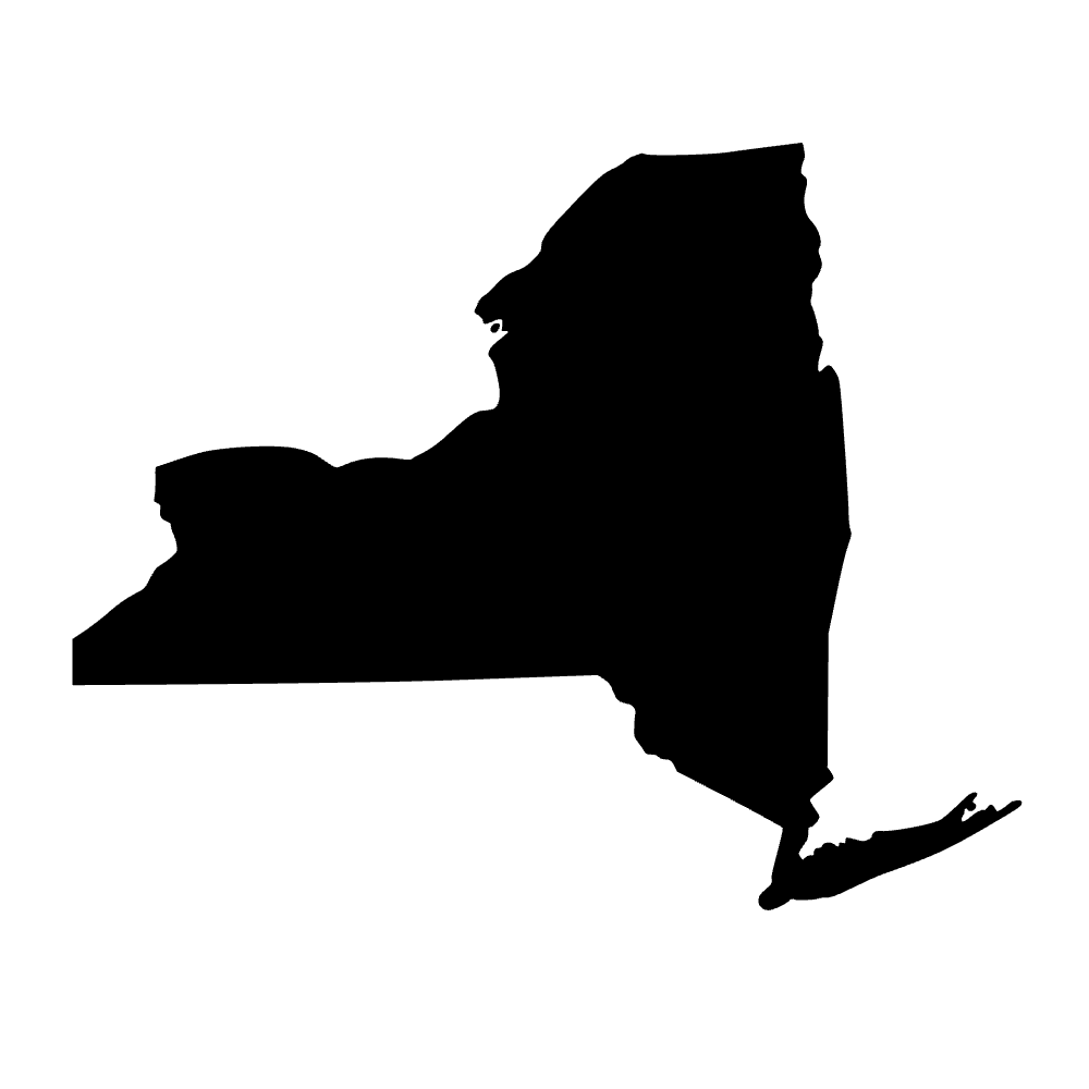 Mapa del estado de Nueva York — archivo SVG