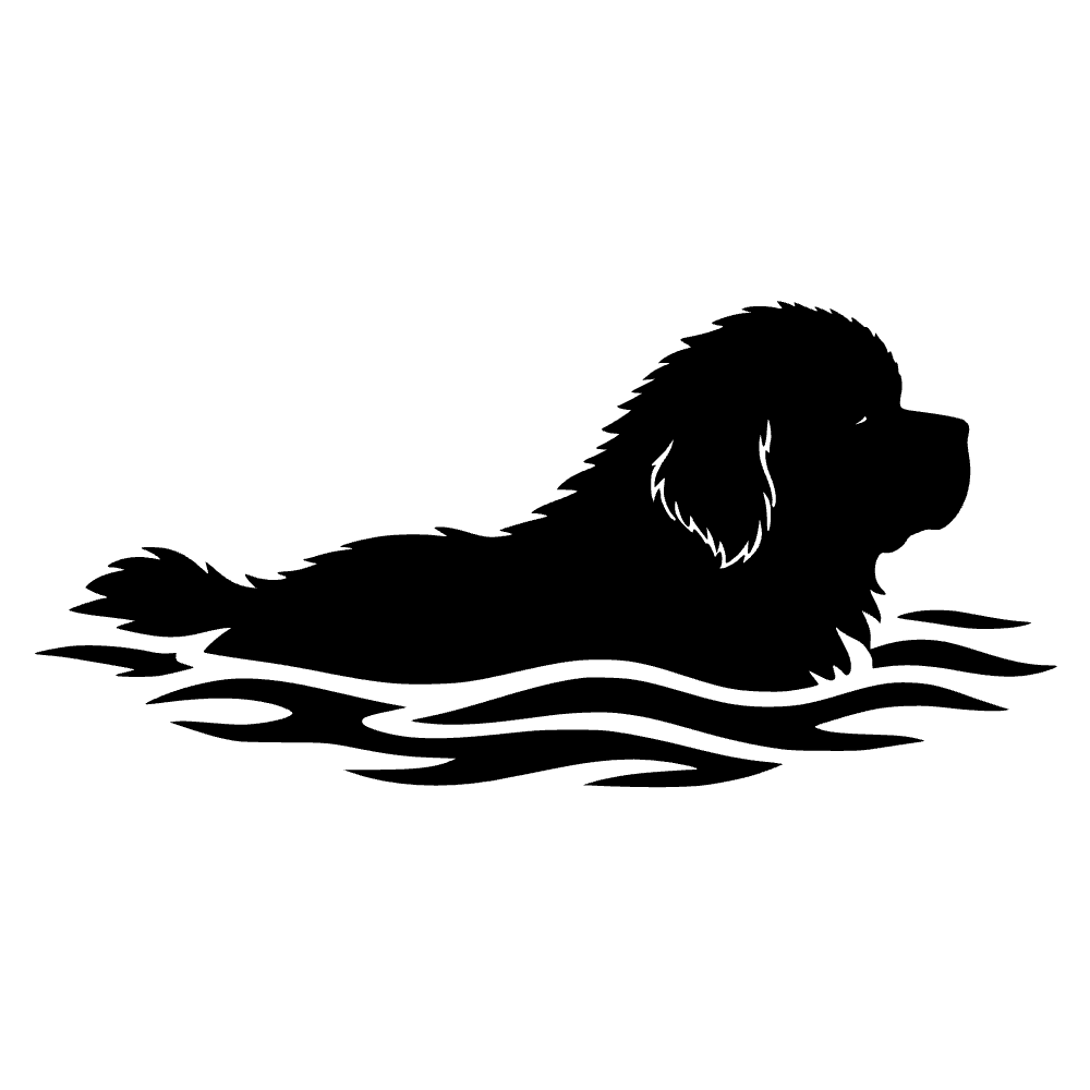 Perro de Terranova — archivo SVG