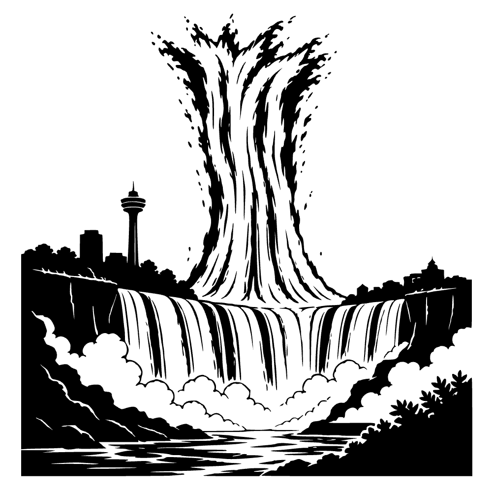 Cataratas del Niágara — archivo SVG