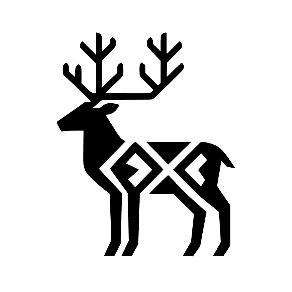 Reno nórdico — archivo SVG