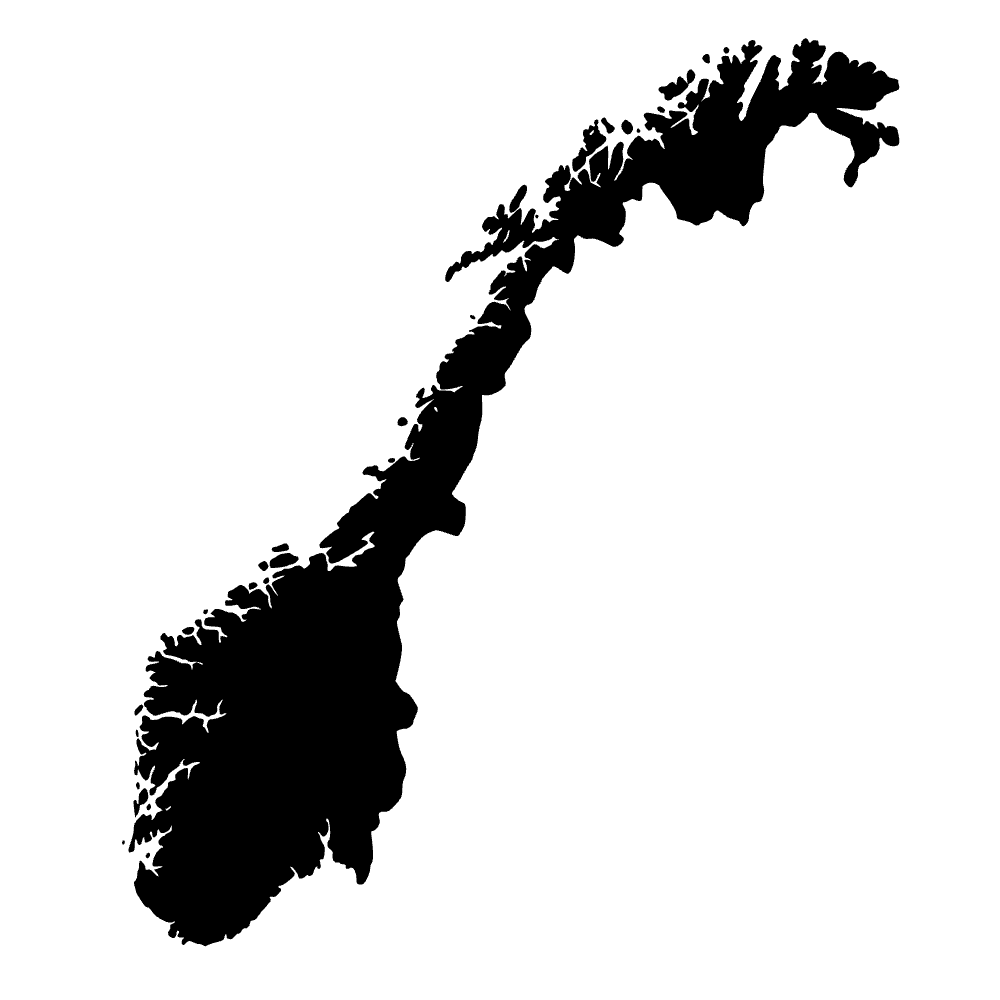 Mapa de Noruega — archivo SVG