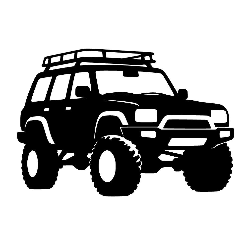 Todo terreno 4x4 — archivo SVG