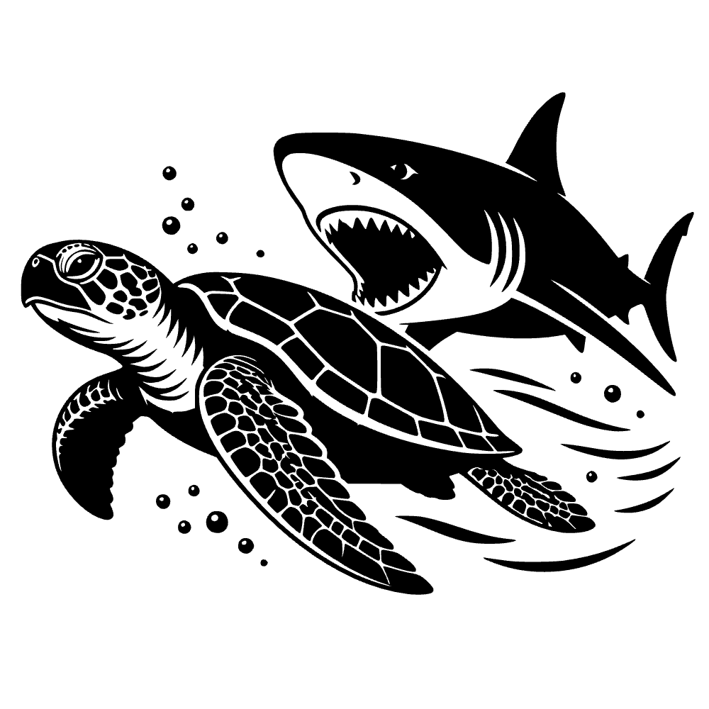 Tortuga olivácea — archivo SVG