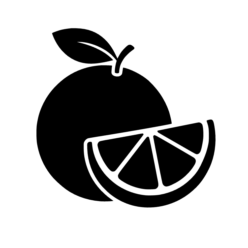 Rodaja de naranja — archivo SVG