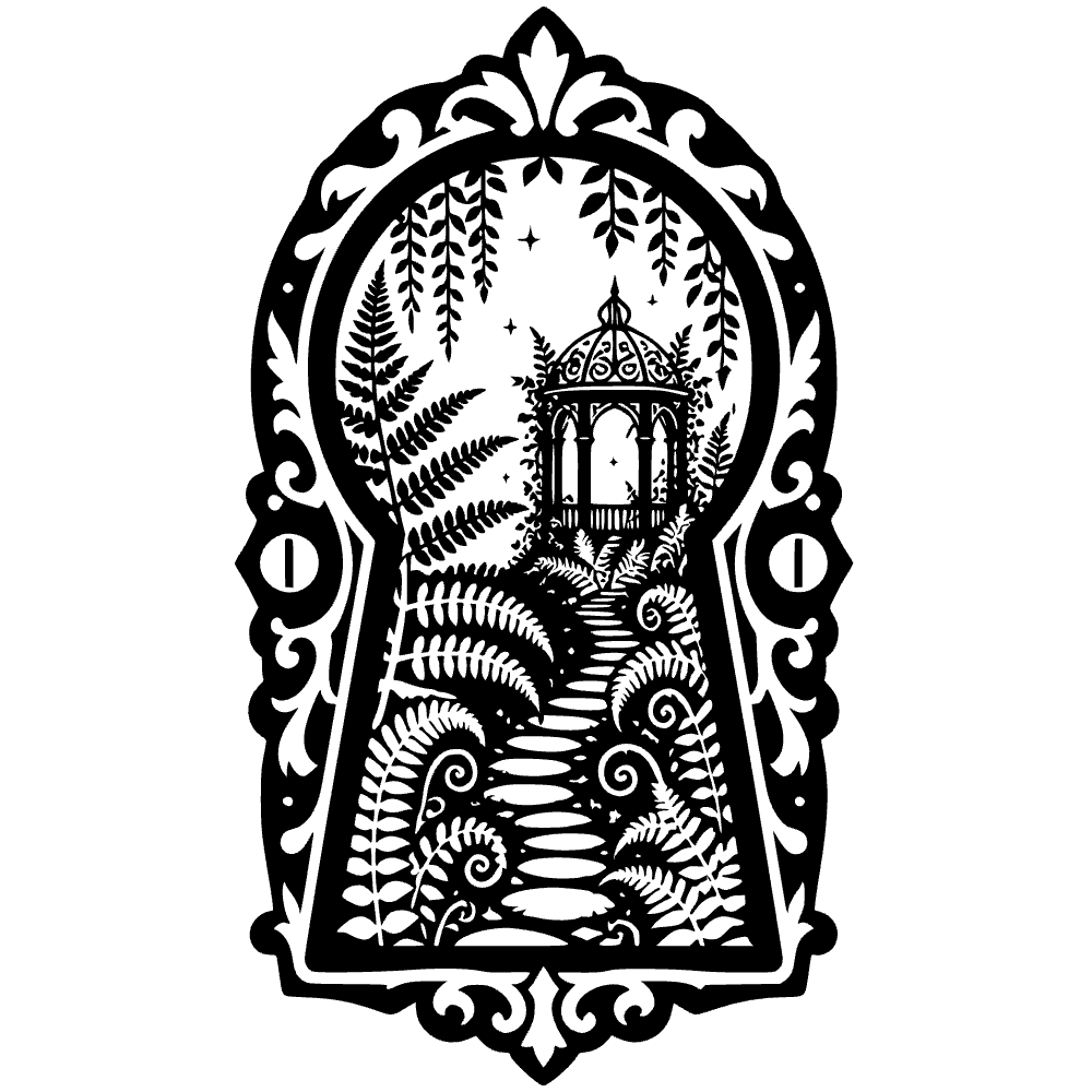 Ornate Keyhole SVG cut file