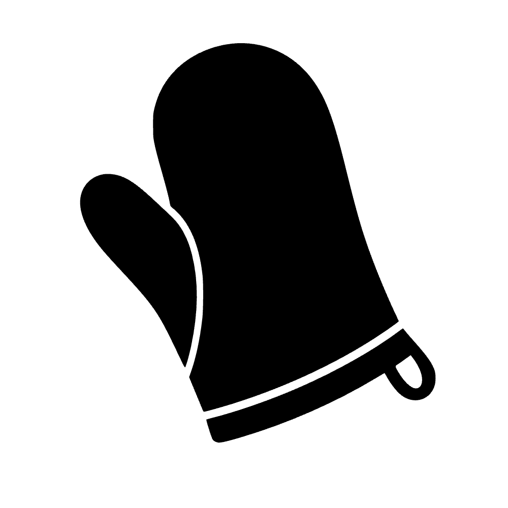 Icono de manopla de horno — archivo SVG