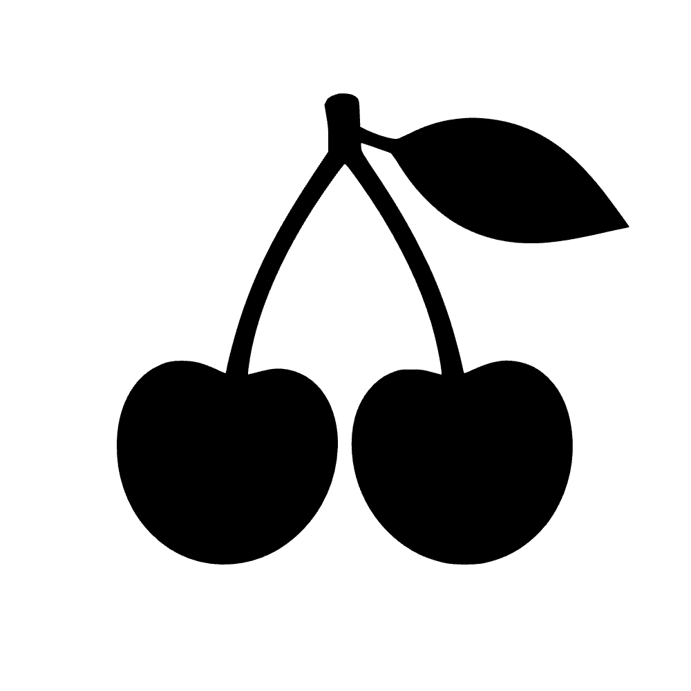 Par de cerezas — archivo SVG