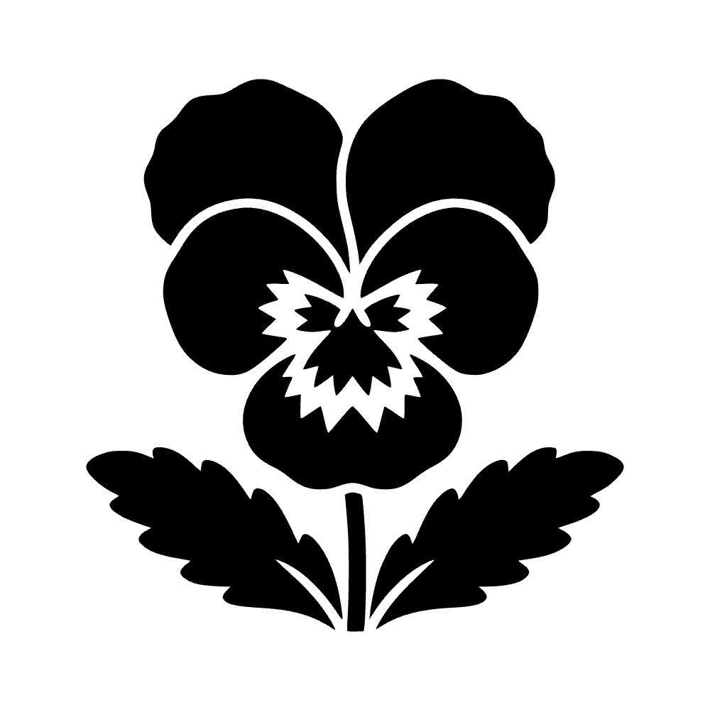 Flor de pensamiento — vista previa del archivo SVG