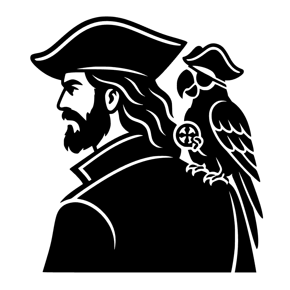 Loro pirata — archivo SVG