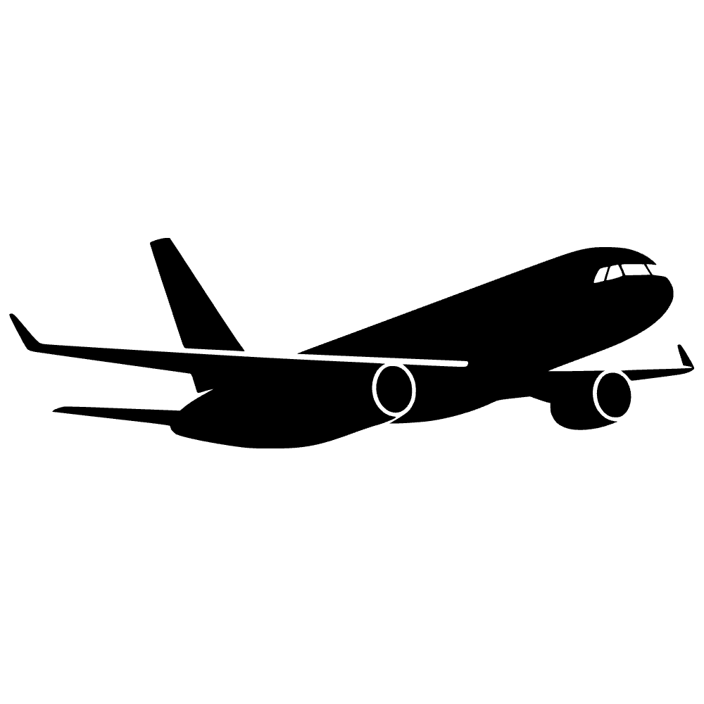Avión de pasajeros — archivo SVG