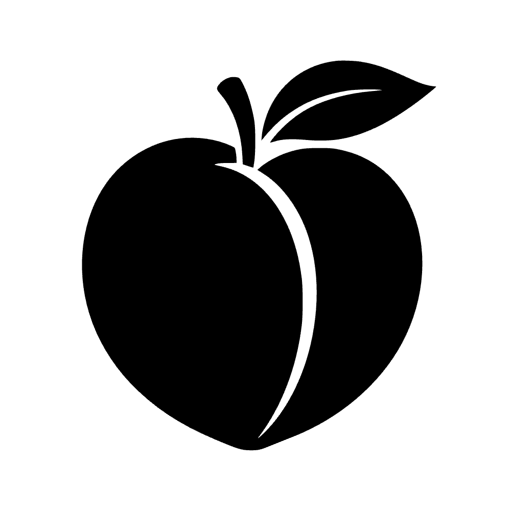 Hoja de durazno — archivo SVG