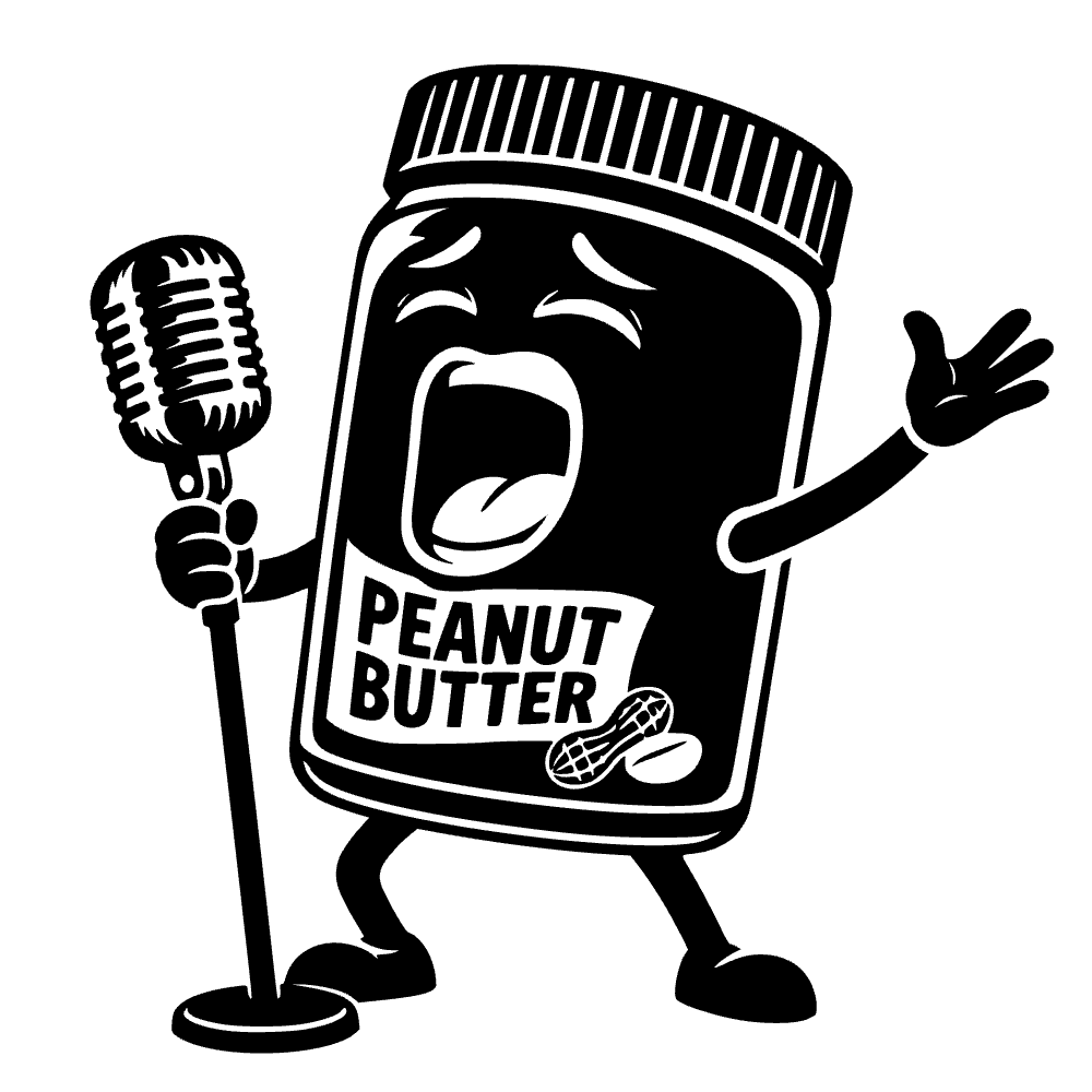 Ícono de mantequilla de maní cantando — archivo SVG