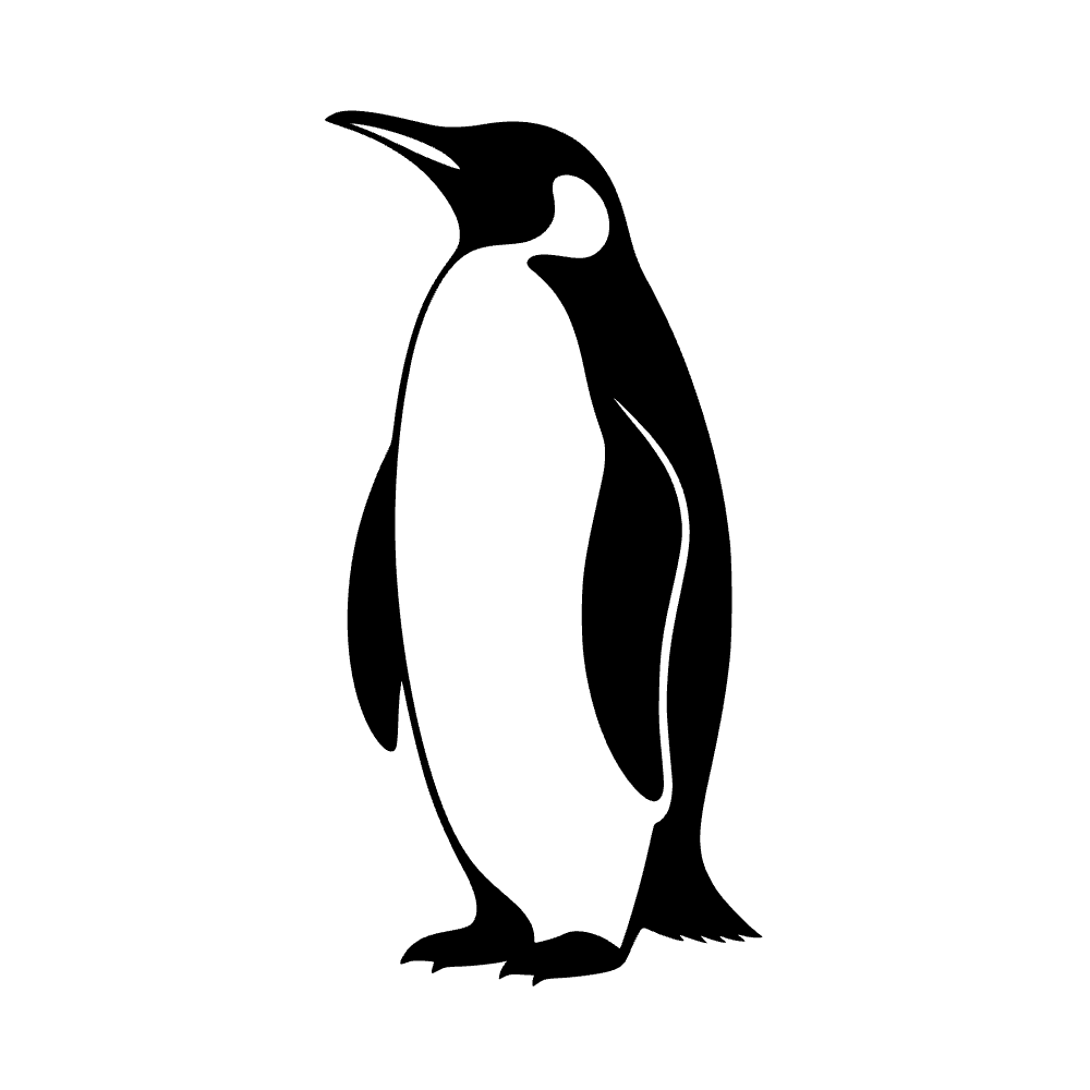Pingüino emperador — archivo SVG