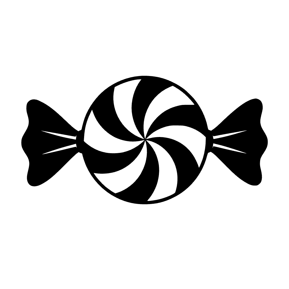 Caramelo de menta en espiral — archivo SVG