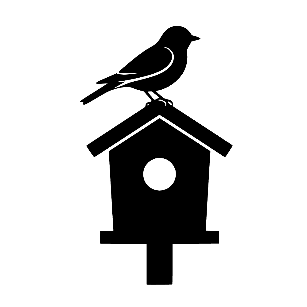 Ícono de casa para pájaros — archivo SVG