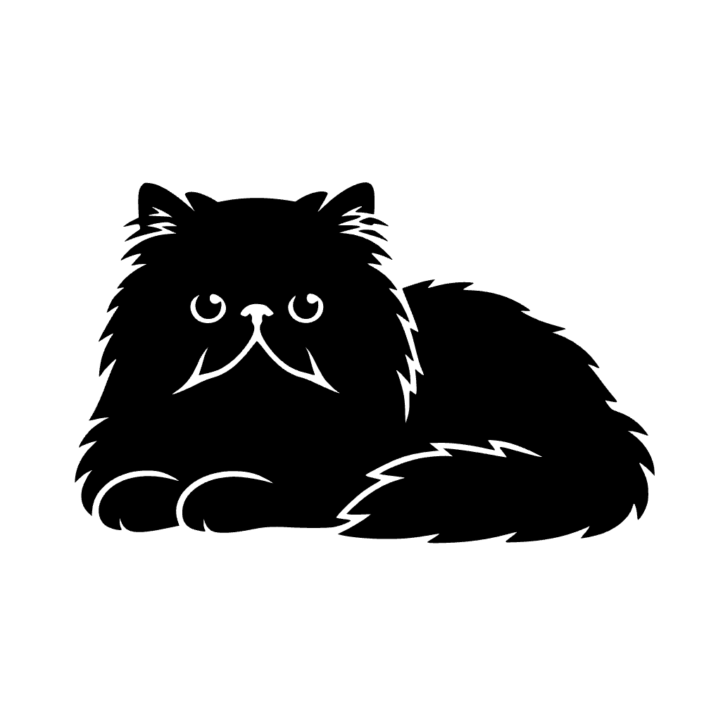 Gato persa — archivo SVG