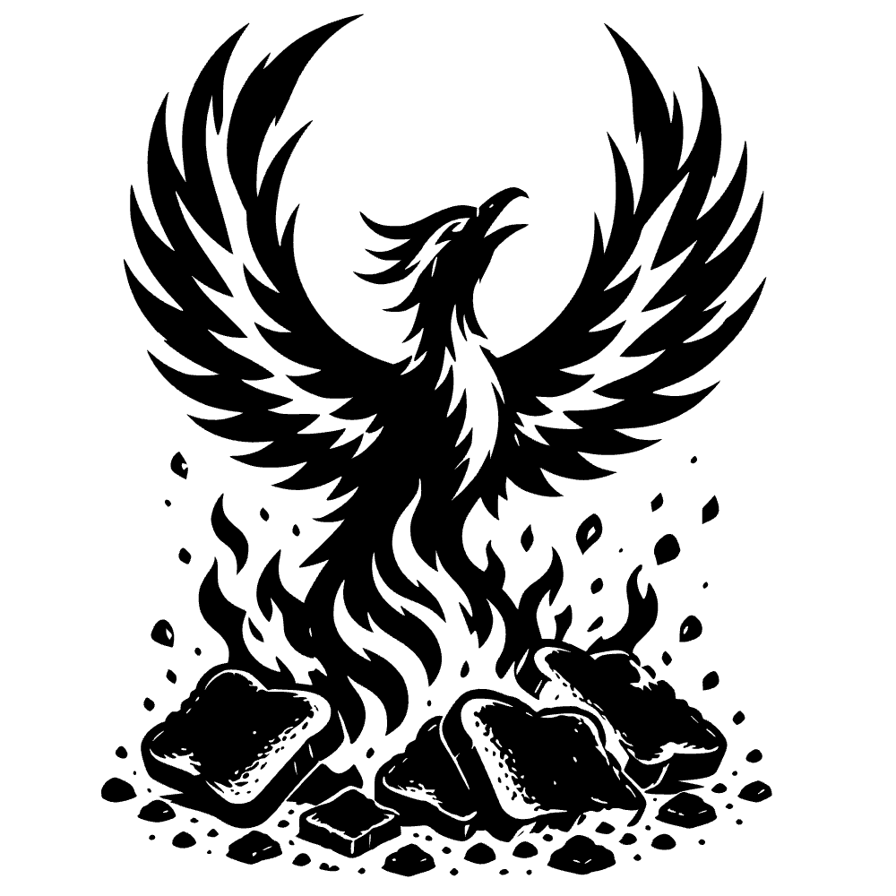 Phoenix Rising SVG cut file