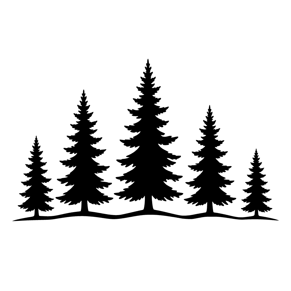 Bosque de pinos — archivo SVG