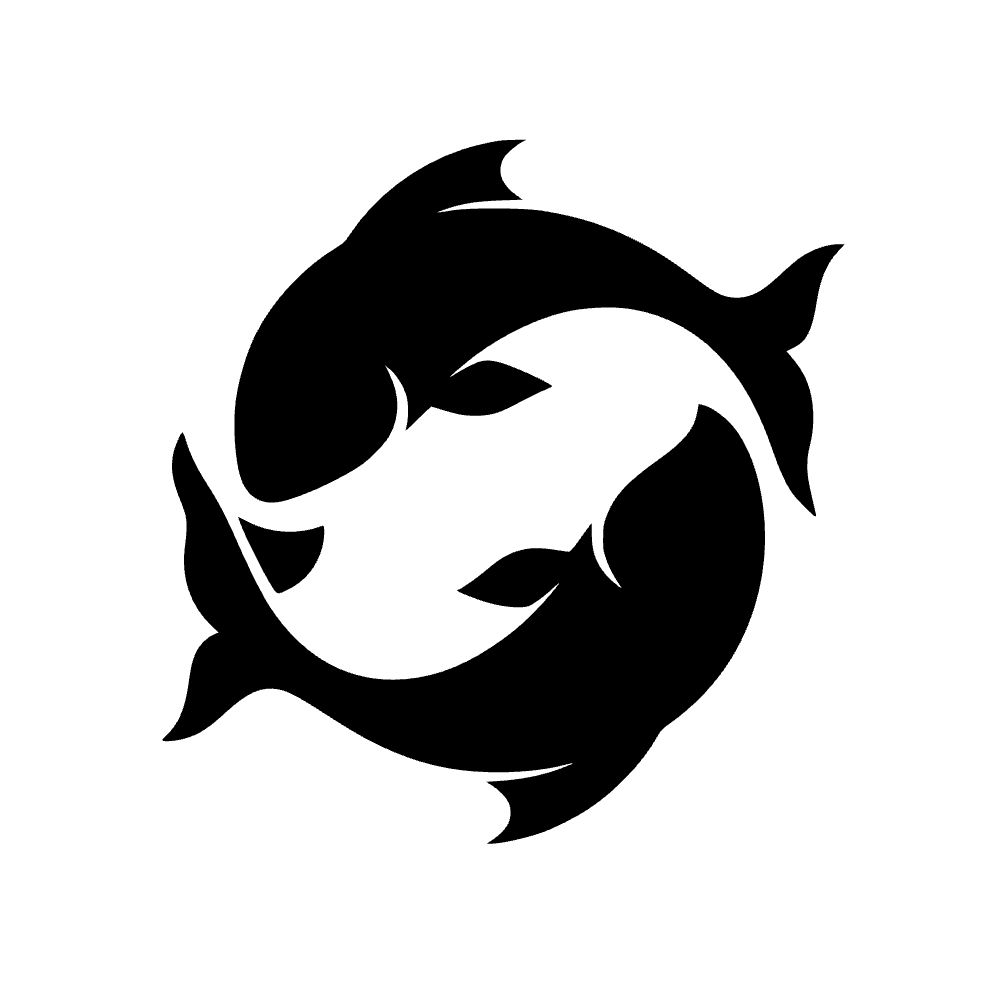 Signo zodiacal de Piscis — archivo SVG