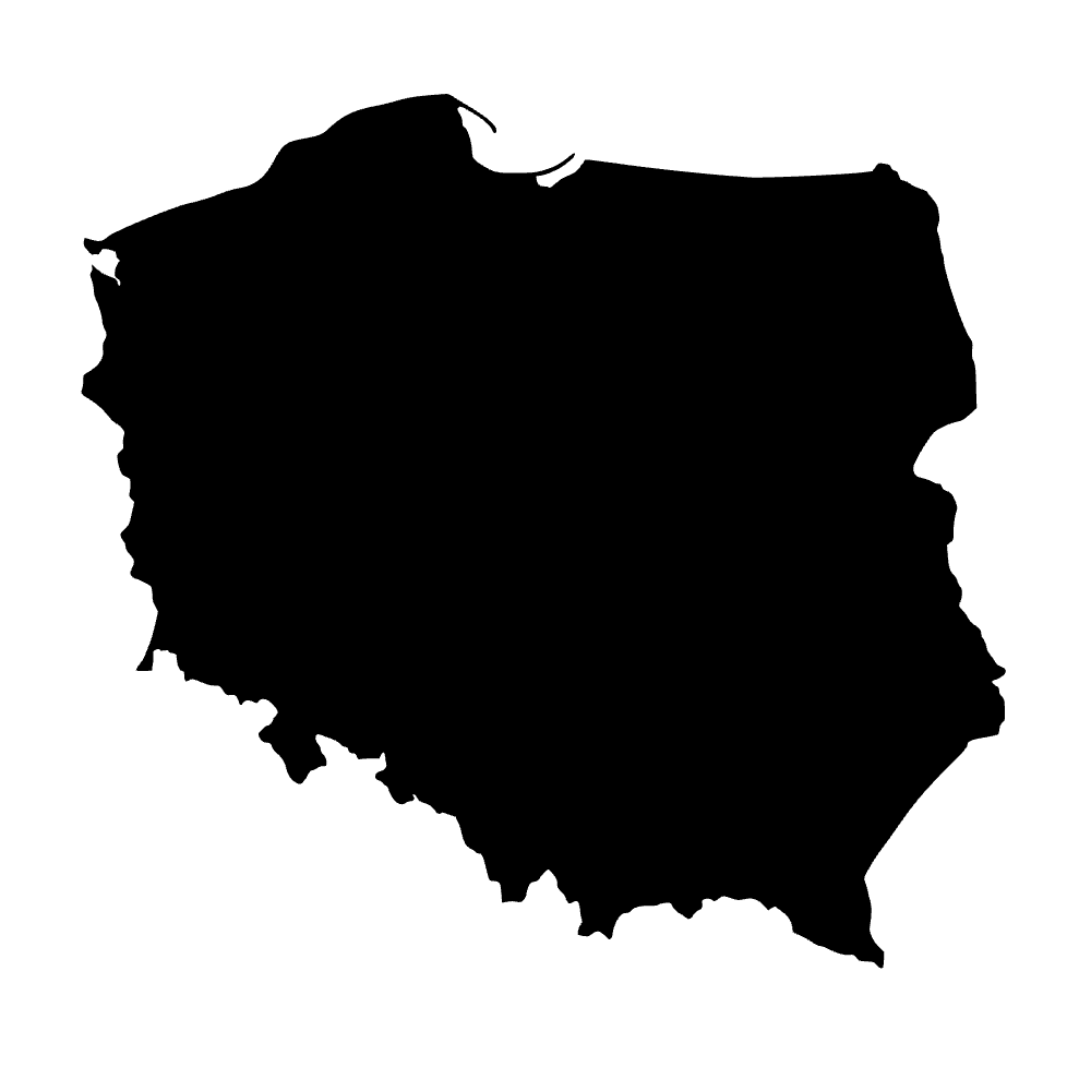 Mapa de Polonia — archivo SVG