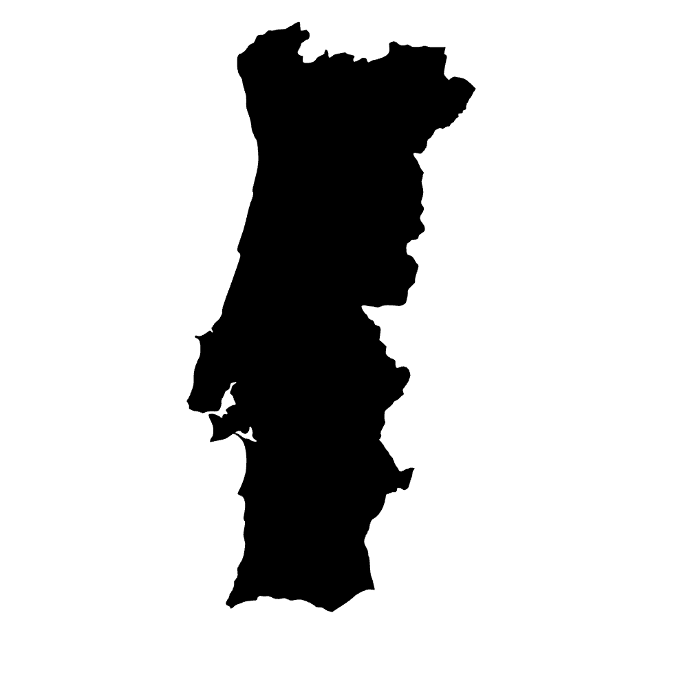 Mapa de Portugal — archivo SVG