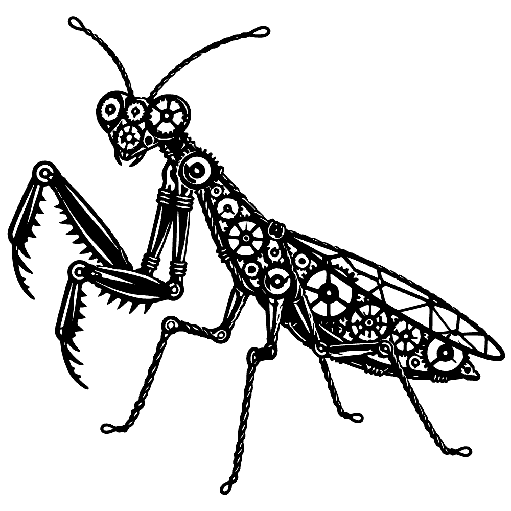 Icono de mantis religiosa — archivo SVG