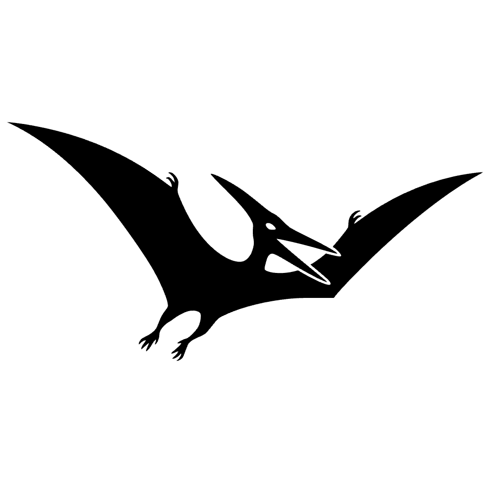 Pterosaurio volando — archivo SVG