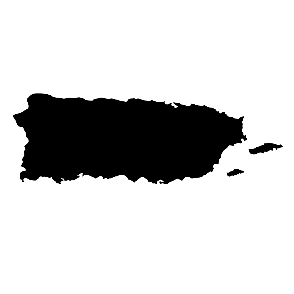 Mapa de Puerto Rico — archivo SVG
