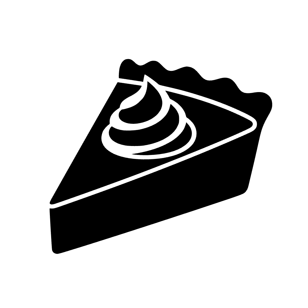 Porción de pastel de calabaza — archivo SVG