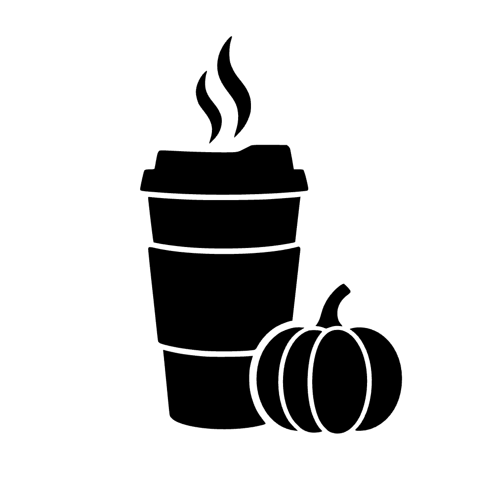 Latte de especias de calabaza — archivo SVG