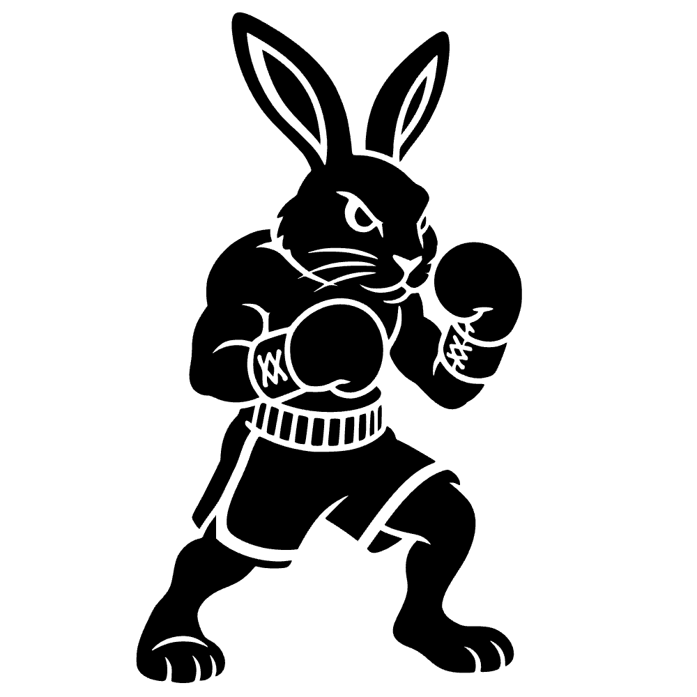 Conejo boxeador — archivo SVG