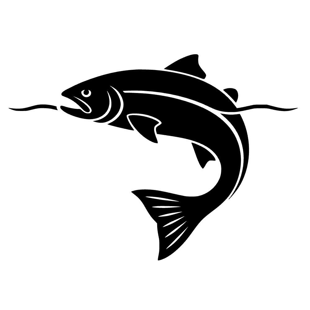 Rainbow Trout Icon SVG cut file preview