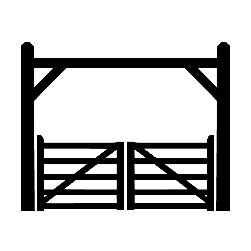 Puerta de rancho — archivo SVG