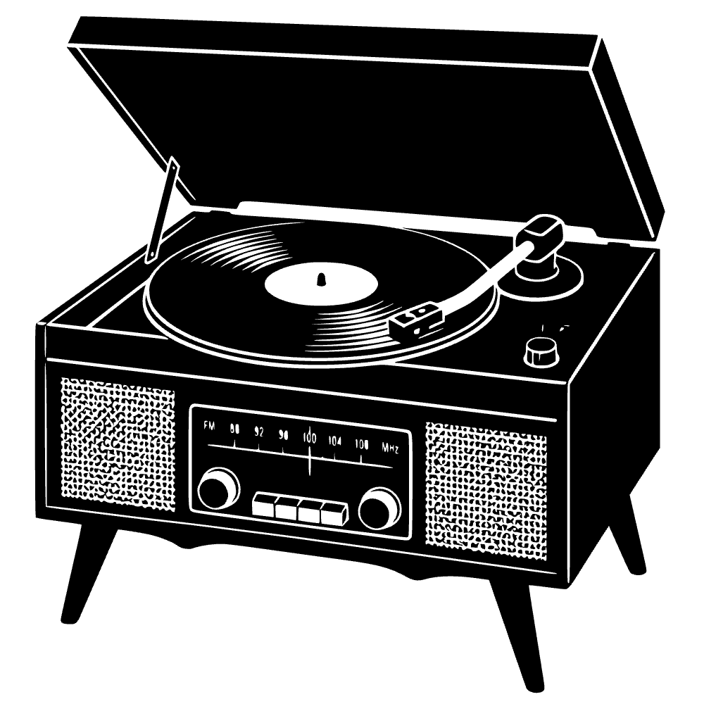 Tocadiscos de consola — archivo SVG