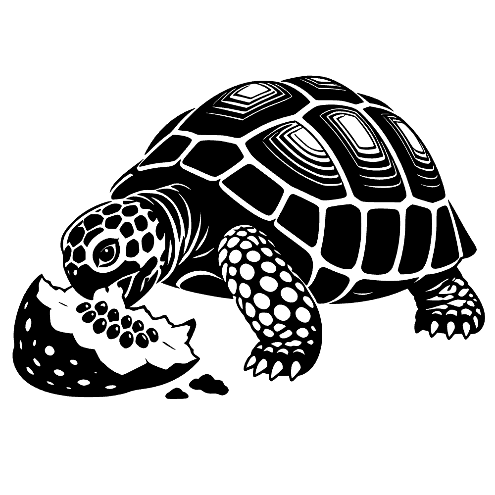 Tortuga de patas rojas — archivo SVG