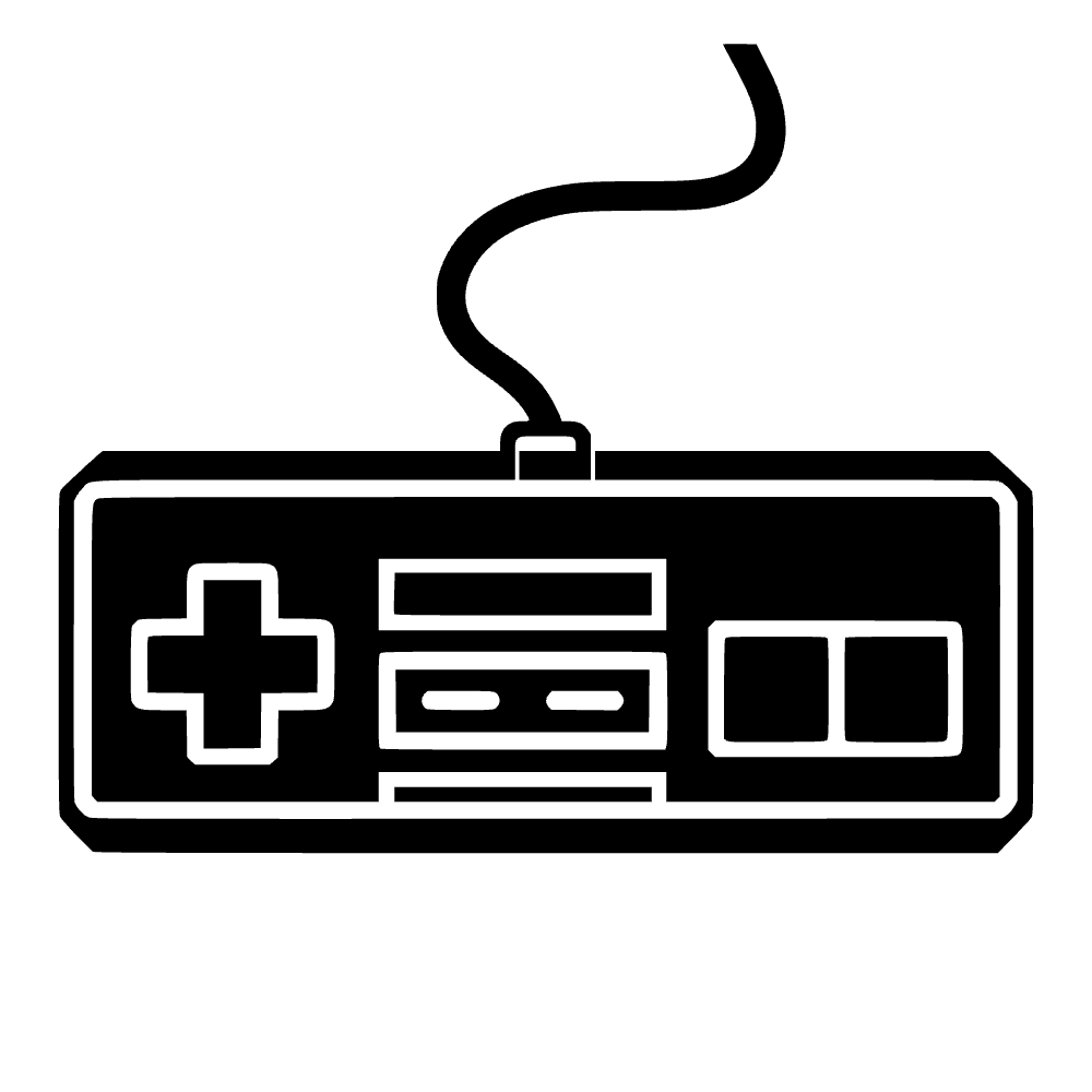 Controlador de videojuegos retro — archivo SVG