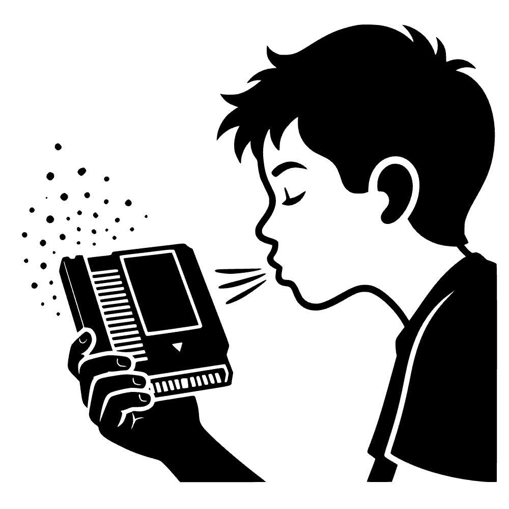 Cartucho de videojuego retro — archivo SVG