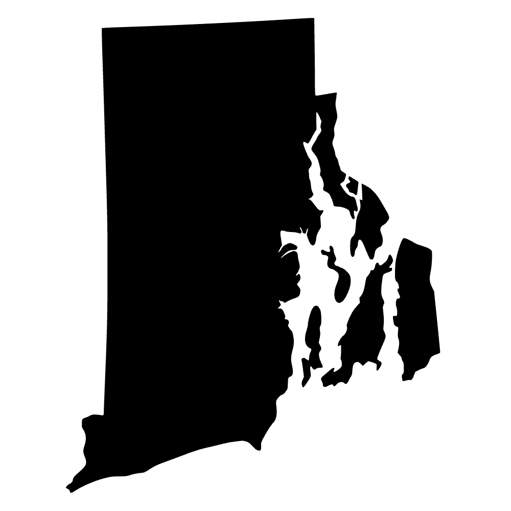 Mapa de Rhode Island — archivo SVG