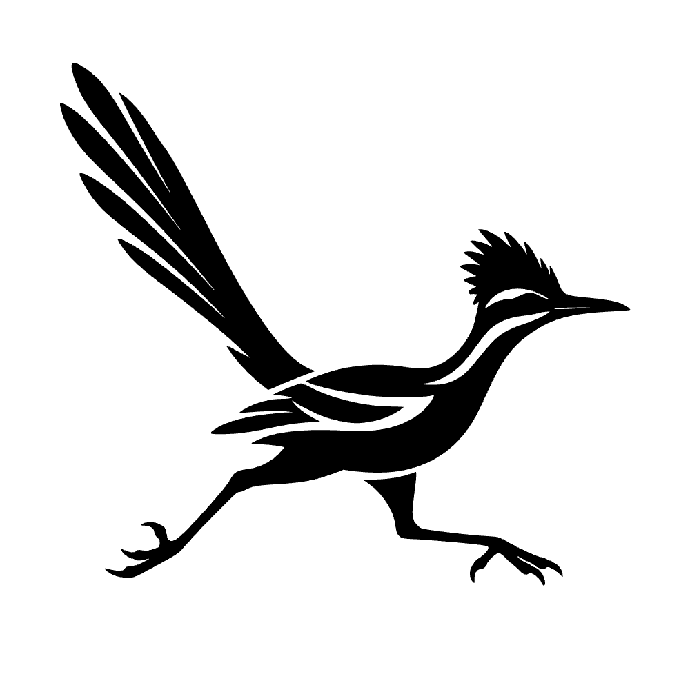 Correcaminos corriendo — archivo SVG