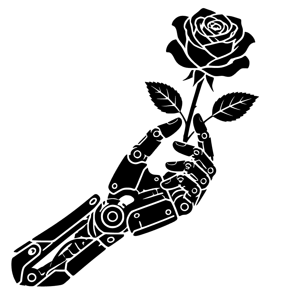 Robotic Cyborg Arm Icon SVG SVG cut file preview
