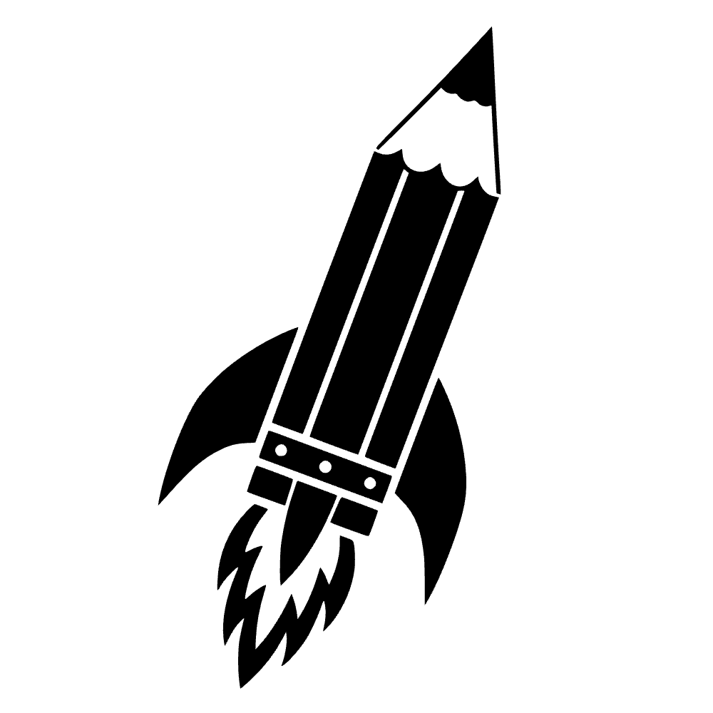 Rocket Ship Icon SVG SVG cut file preview