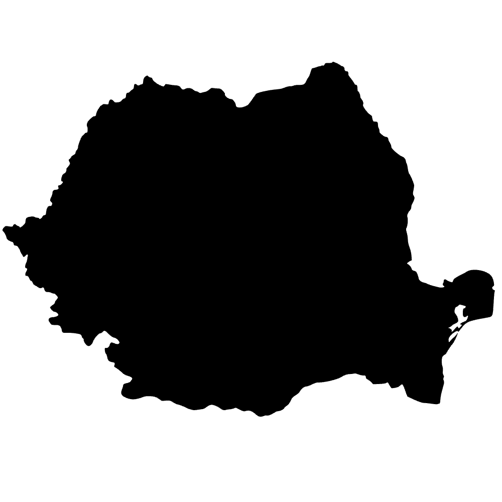 Mapa de Rumanía — archivo SVG
