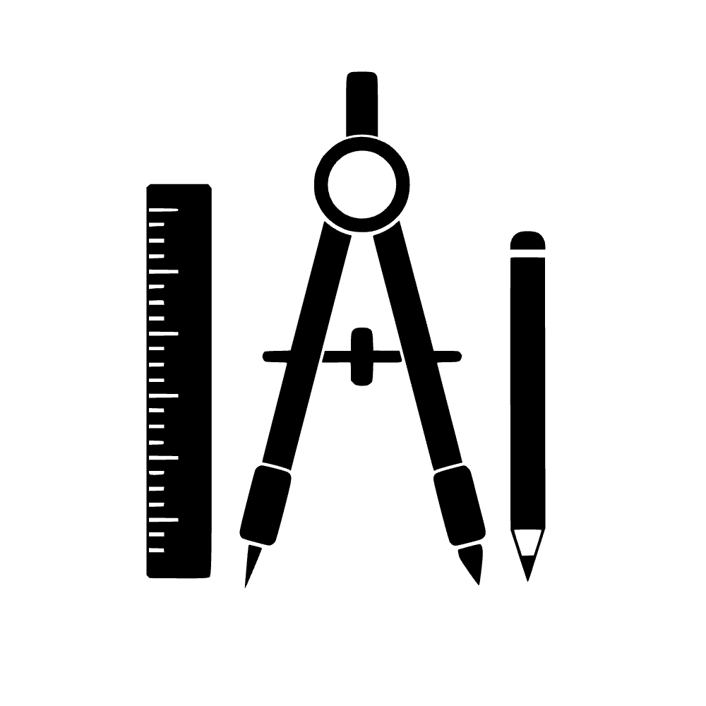 Herramientas de regla y compás — archivo SVG