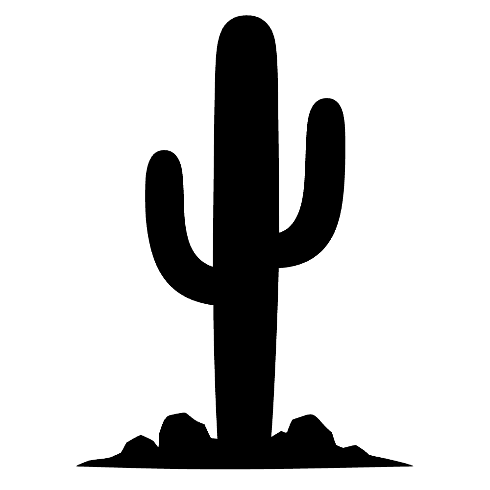 Cactus saguaro — archivo SVG