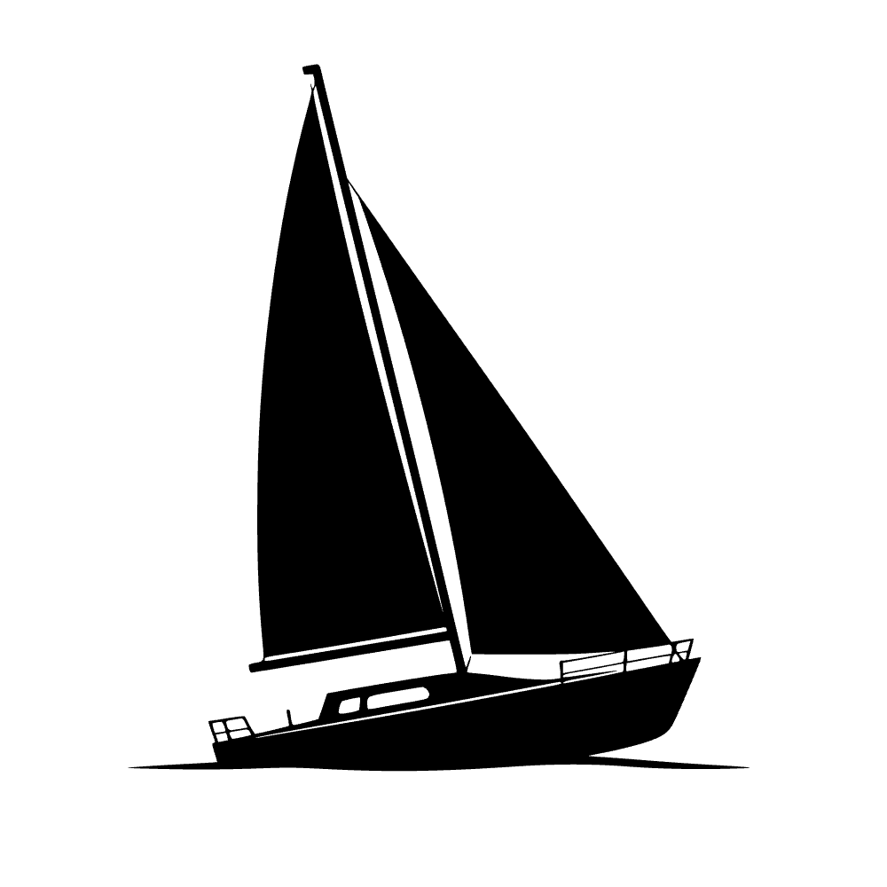 Yate de vela — archivo SVG
