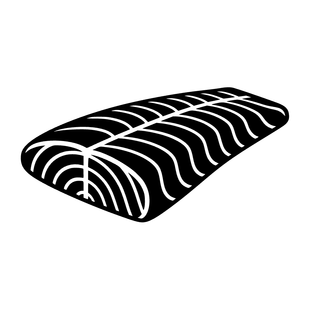 Filete de salmón — archivo SVG