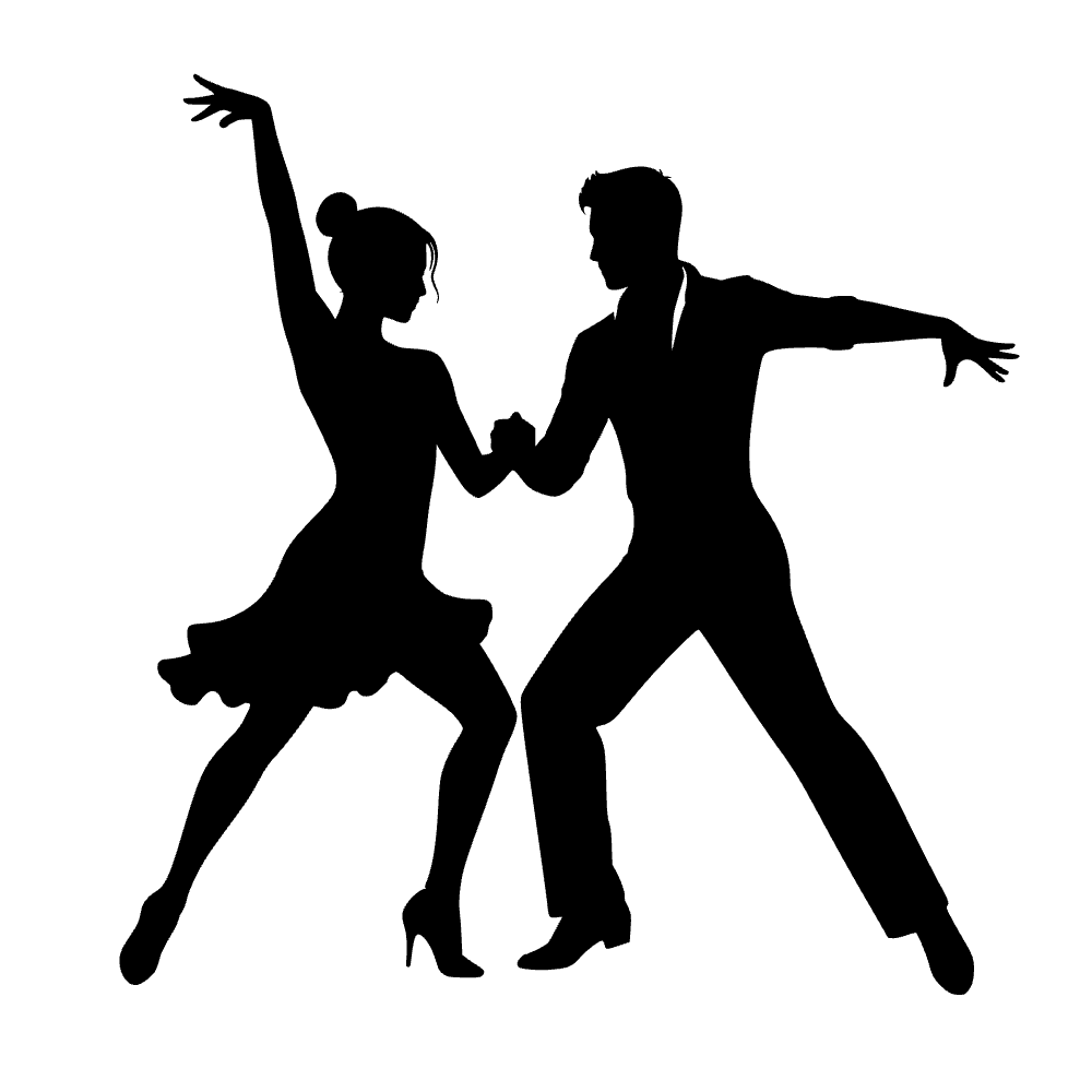 Bailarines de salsa — archivo SVG