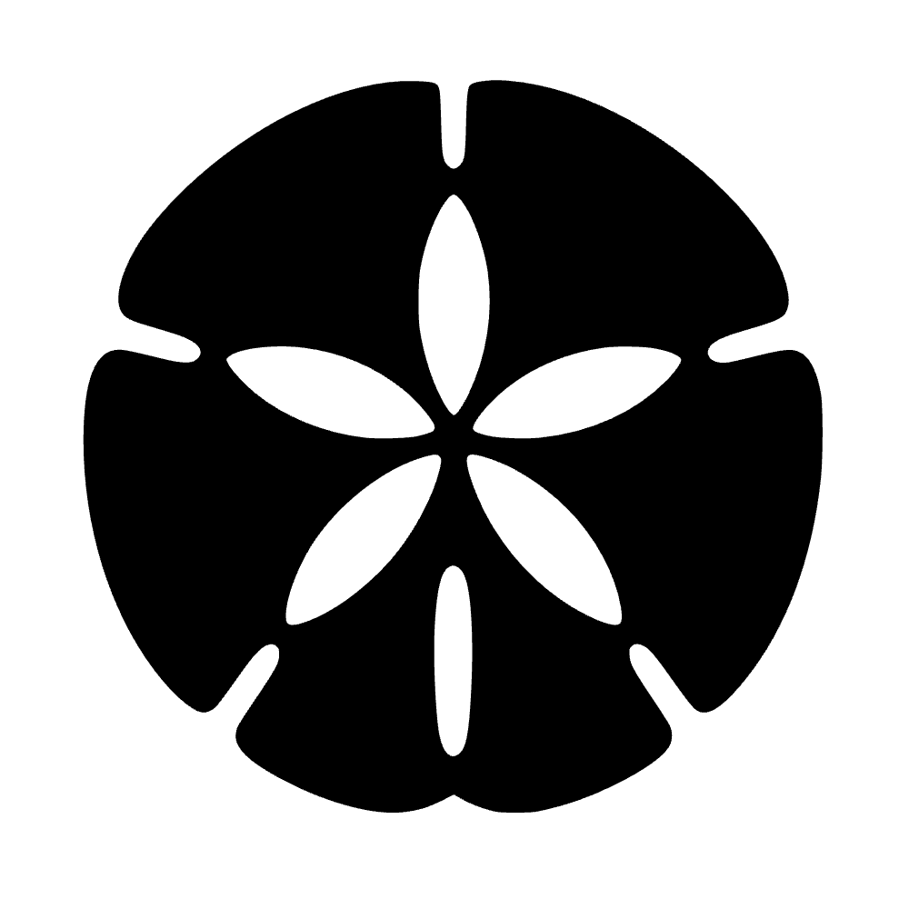 Pétalo superior de dólar de arena — archivo SVG
