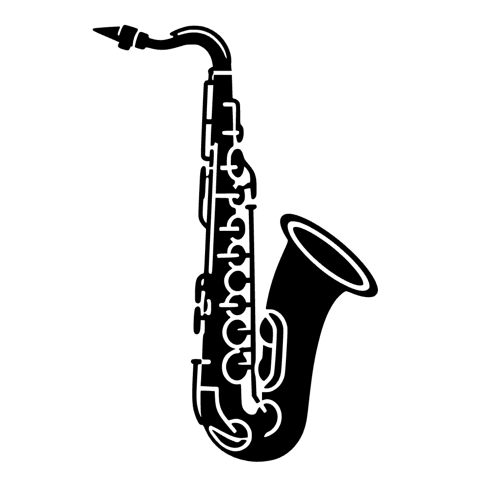 Saxo de jazz — archivo SVG