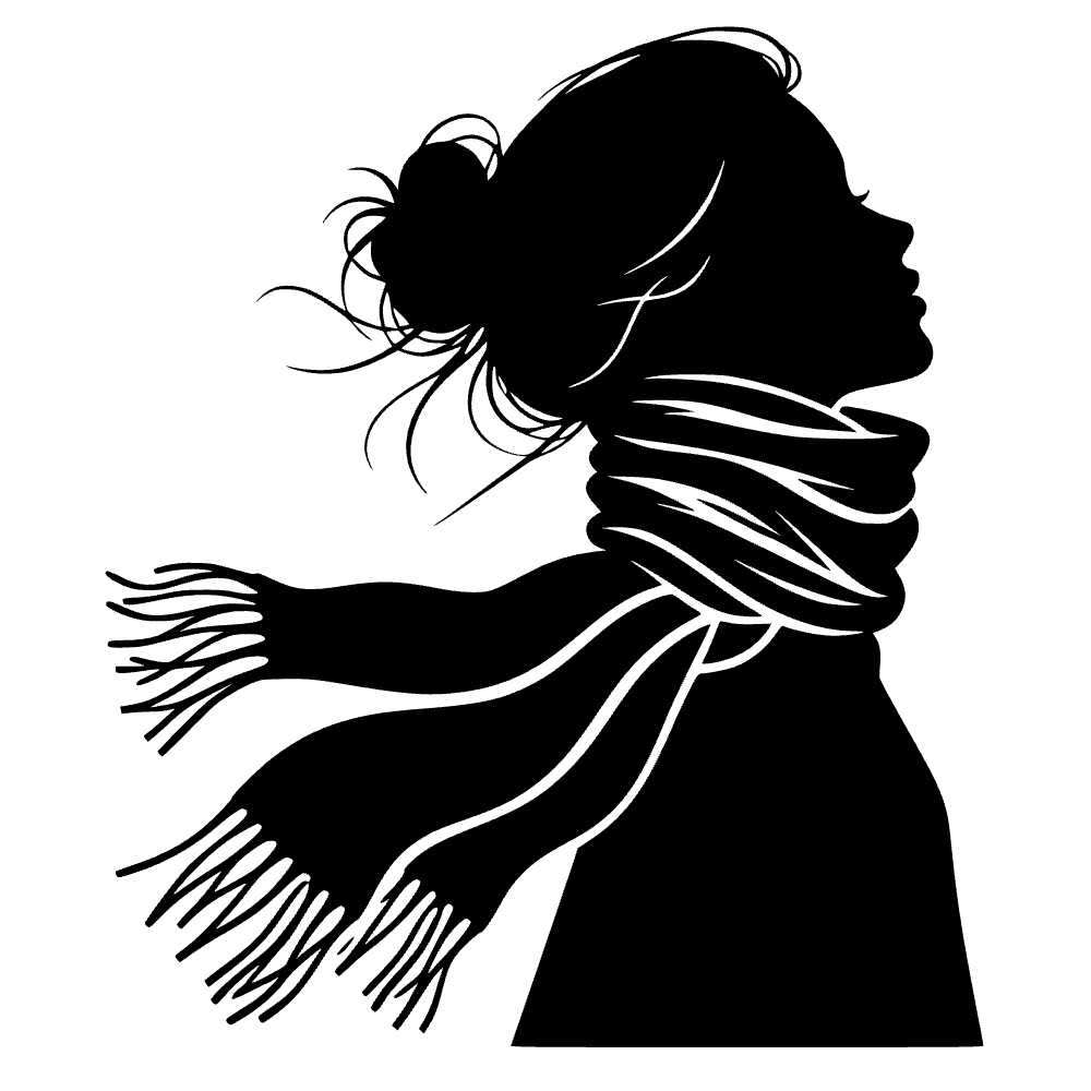 Bufanda envuelta apretadamente — archivo SVG